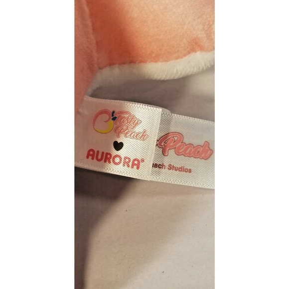 Strawberry Nomwhal Plush Narwhal Tasty Peach Studios Aurora 7in with TAGS - Picture 4 of 10